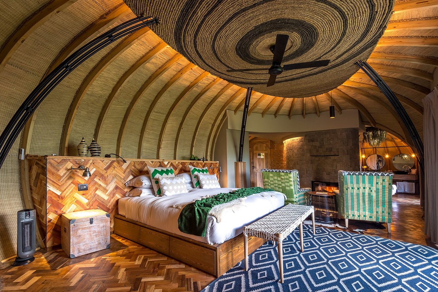 Wilderness Bisate lodge in Volcanoes national park
