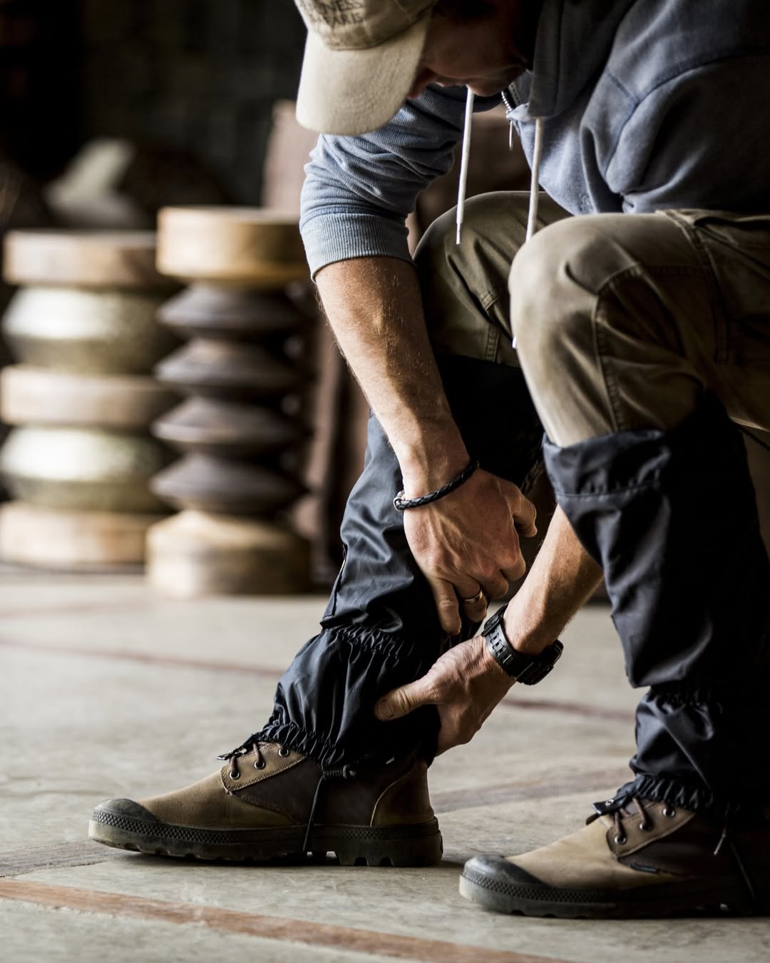 sturdy hiking boots