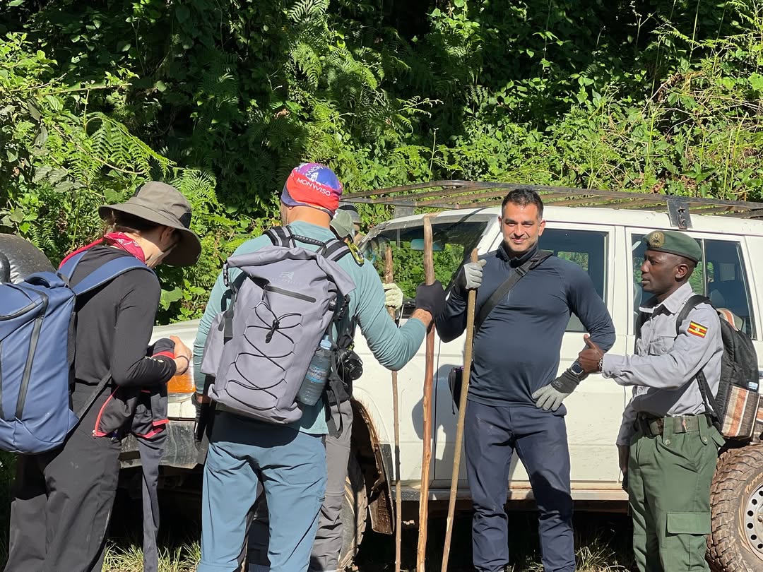 Tourists Getting Ready For Gorilla Trekking