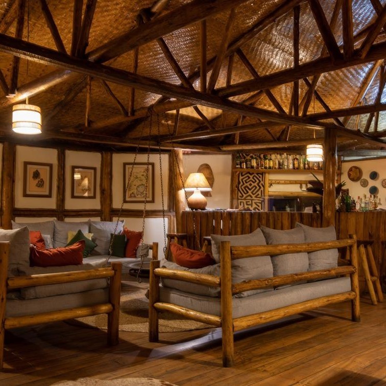 Main house at Bwindi Lodge